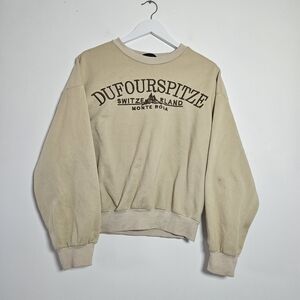 Ran Crewneck Sweater with Mountain Embroidery